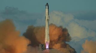 Elfter Testflug des Starship.