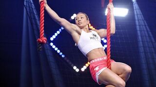 Melanie Schmitt aus Eppelheim in der „Warrior“-Vorrunde.