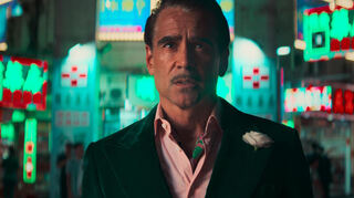 Versucht verzweifelt, seine Pechsträhne loszuwerden: Colin Farrell als Lord Doyle in Edward Bergers Film „Ballad of a Small Player“.