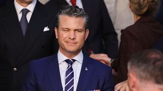 Hegseth hatte Probleme mit seinem Flug.