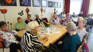 Die Cafeteria der Seniorenbegegnungsstätte in Lampertheim war gut besucht.