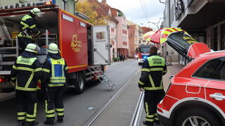 Brandeinsatz in der Eppelheimer Hauptstraße.