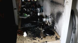 Ein Küchenbrand in Landenburg erforderte am Freitagabend den Einsatz von Feuerwehr und Polizei.