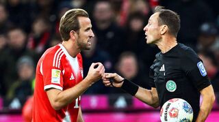 Harry Kane (l) war im Duell mit dem BVB überall im Einsatz.