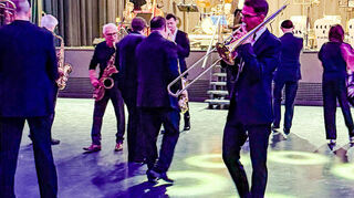 Finale: die Band verabschiedet sich