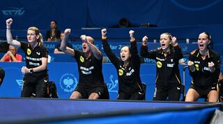 Die deutschen Tischtennis-Frauen haben den EM-Titel gewonnen.