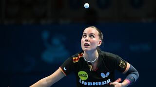 Tischtennis-Star Annett Kaufmann.