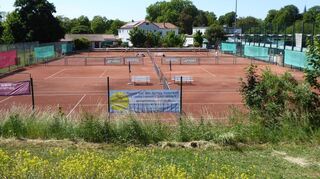 Die Anlage der Tennisabteilung der Spielvereinigung Ilvesheim. Die Tennissparte feierte jüngst ihr 50-Jähriges.
