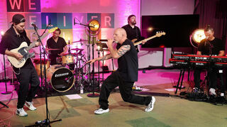 Thomas D (Fanta 4) mit The KBCS bei Enjoy Jazz in Mannheim im Colab des Hauptsponsors Phoenix group.