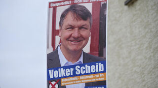Amtsinhaber Volker Scheib möchte wiedergewählt werden.