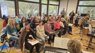 Beim Probenwochenende bereitet sich die Hoheimer Musikgruppe Spirit auf das Doppelkonzert vor