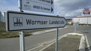Lampertheim, Gewerbegebiet Wormser Landstrasse, hier soll sich auch der Bauhof ansiedeln09.03.2023 /