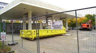 Das Gelände der ehemaligen Aral-Tankstelle in der Steubenstraße.