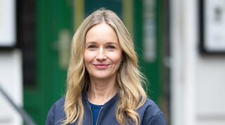 Mit elf hat sie den ersten Film gedreht: Stefanie Stappenbeck,.