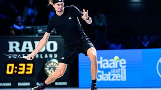 Alexander Zverev fordert im Finale von Wien Jannik Sinner.