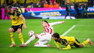 Said El Mala (M) stellte die BVB-Defensive immer wieder vor Probleme.