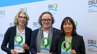 In Chemnitz ist der mit einer halben Million Euro dotierte Deutsche Umweltpreis vergeben worden.