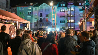 Nach Veranstalterangaben schlenderten am Freitag- und Samstagabend rund 25.000 Menschen durch den Mannheimer Jungbusch.