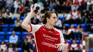 Juri Knorr im Trikot der Aalborger.