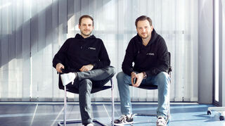 Das Enzo-Gründer-Duo: Marvin Follmann (l.) und Sascha Wolf.