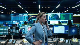 Rebecca Ferguson als Captain Olivia Walker in einer Szene des Films «A House of Dynamite». (Handout)