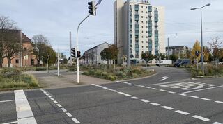 An dieser Kreuzung in Feudenheim ereignete sich Ende September der tödliche Unfall.