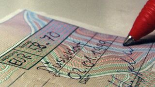 Bald gibt es keine Schecks mehr.