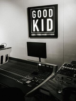 Jules Kalmbachers Mannheimer Arbeitsplatz bei Good Boy Records.