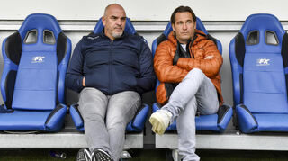 Bauen gemeinsam am Waldhof-Kader: Sportdirektor Mathias Schober (li.) und Geschäftsführer Sport Gerhard Zuber.