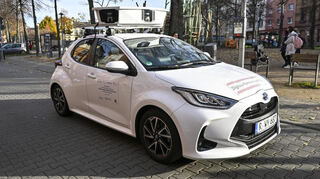 Ist in den nächsten Wochen in der Neckarstadt unterwegs: das Scan-Fahrzeug der Stadt Mannheim.