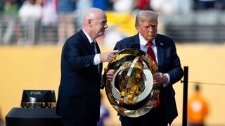 Die Premiere der Club-WM wurde zu einer Show auch für US-Präsident Trump (Archivbild).