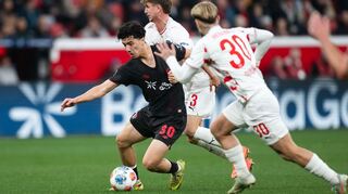 Ibrahim Maza traf zu seinem ersten Doppelpack für die Werkself.