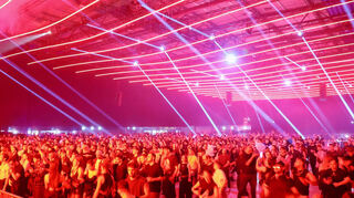 Selten sieht die Maimarkthalle so gut aus wie bei der Time Warp.