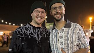 Jens Heimann (links) und Christopher Nagel loben die ausgelassene Stimmung.