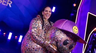 Barbara Becker steckte in einem funkelnden Kostüm.