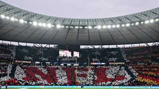 Eine herausragende NFL-Choreo im Olympiastadion.