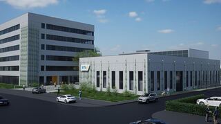 So soll das neue Infrastrukturzentrum der RNV aussehen.