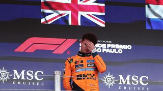 Lando Norris muss immer wieder auch Buhrufe aushalten.