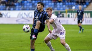 Arianit Ferati (links), hier im Spiel gegen Osnabrück, wird dem SVW am Mittwoch wahrscheinlich fehlen.