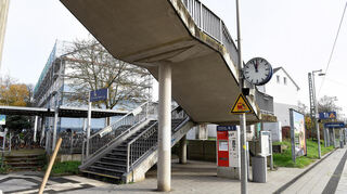 Der Bahnhof Mannheim Friedrichsfeld-Süd heute.