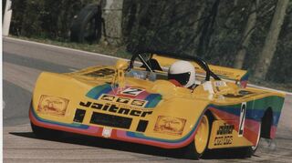 Michael Heck (MSC) Anfang der 1990er-Jahre in einem NSU-Brixner Spyder bei einem Berg-Europameisterschaftslauf.