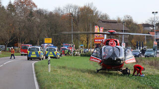 Bei einem Verkehrsunfall in Horrenberg gab es mehrere verletzte Personen.
