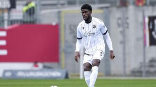 Kwabe Schulz (Archivbild) ließ den SV Sandhausen in Homburg schon früh jubeln. Das 1:0 bedeutete später den vierten Erfolg in Serie.