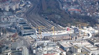 Die Bauarbeiten für Stuttgart 21 laufen seit 2010. (Archivbild)