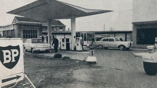 Die Wald-Garage im Jahr 1964.
