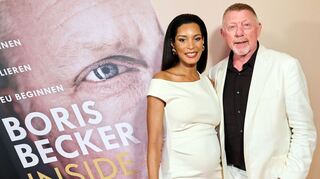 Boris Becker mit seiner Frau Lilian de Carvalho Monteiro bei der Vorstellung seines Buches. Die beiden sind nun Eltern ihres ersten gemeinsamen Kindes geworden. (Archivbild)