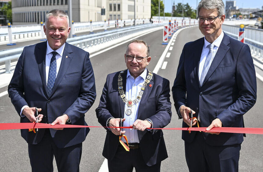 Hochstraße Süd in Ludwigshafen wiedereröffnet