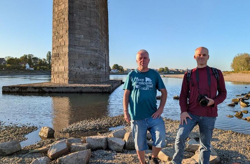 Allzeitrekord: So niedrig war das Wasser im Rhein bei Speyer noch nie
