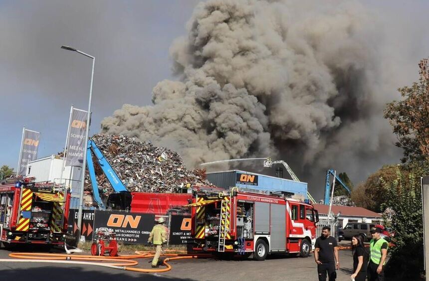 Major fire in Mannheim: Fire brigade operation ended