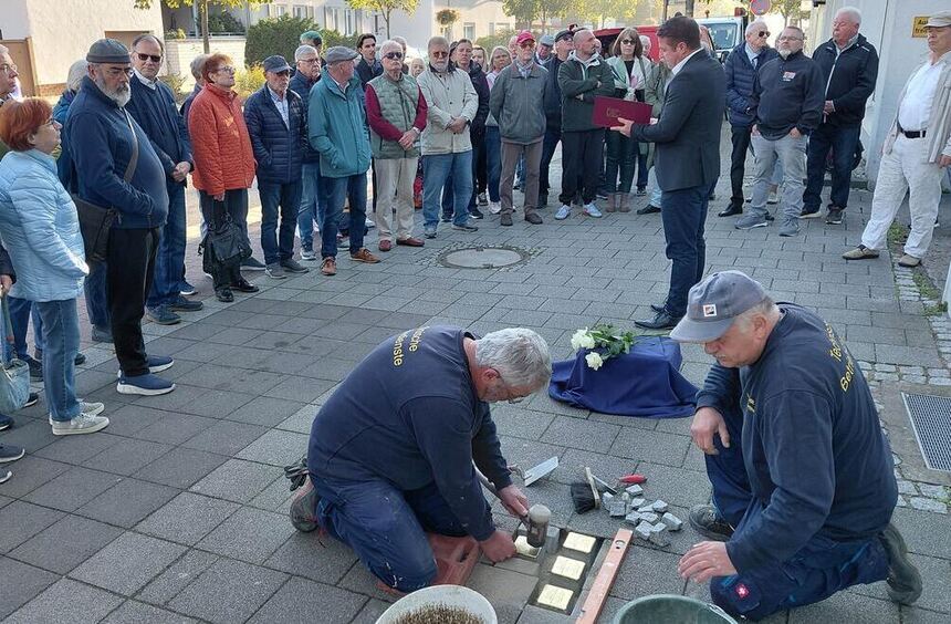 Four New Stolpersteine Laid in Lampertheim